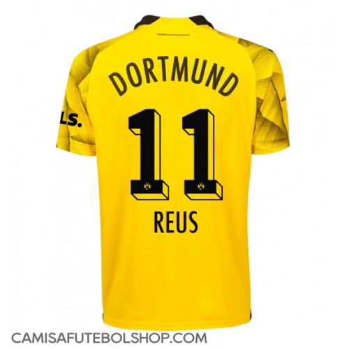 Camisa de time de futebol Borussia Dortmund Marco Reus #11 Replicas 3º Equipamento 2023-24 Manga Curta
